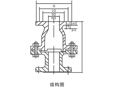 旋启式衬胶止回阀H44J-1.0